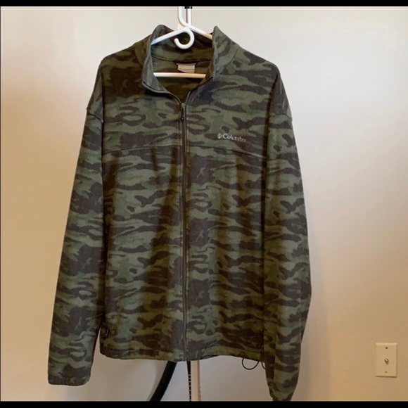 columbia camo fleece